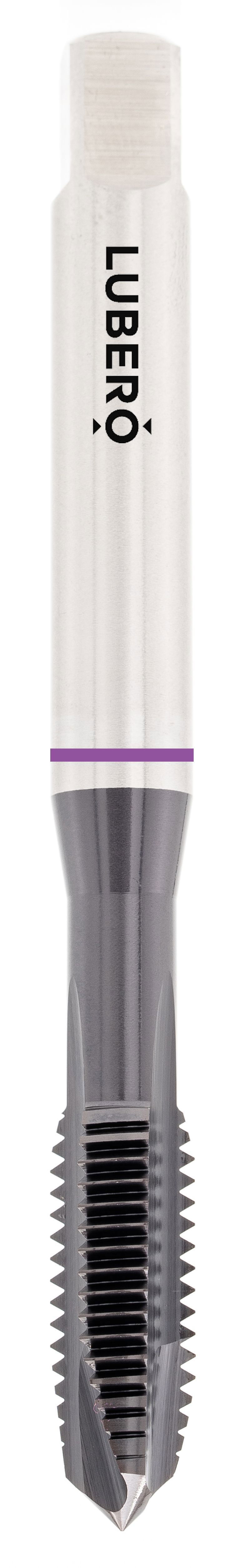 Machine Tap M 8x1,25 RH ISO2/6H HSSE-PM TiALN Form B DIN 371 Type MULTI Purple Ring Machine Tap M 8x1,25 RH ISO2/6H HSSE-PM TiALN Form B DIN 371 Type MULTI Purple Ring