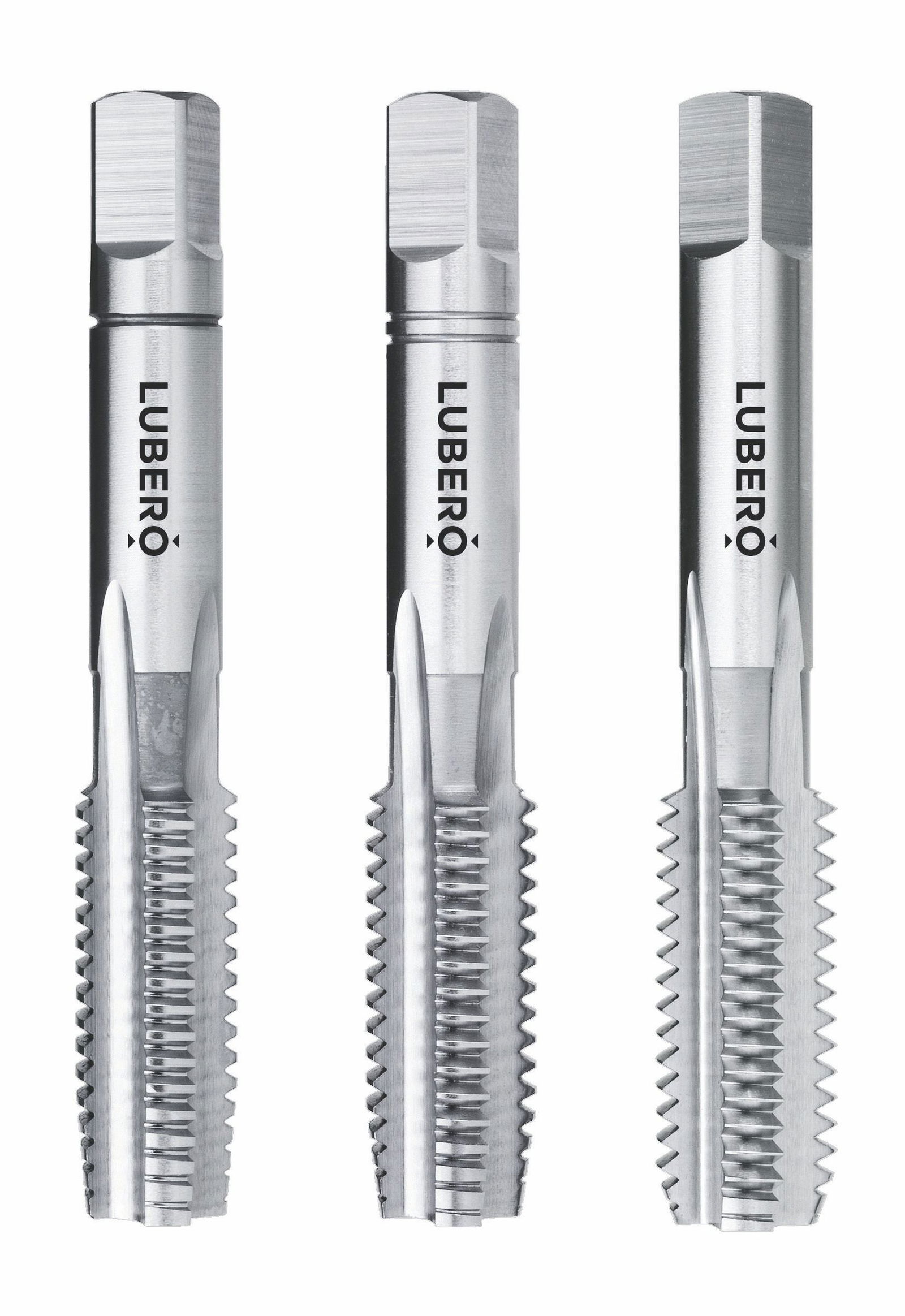 3013 LUBERO Handgewindebohrer 3-tlg. Satz W 7/8"x9 LH HSS-G DIN 2184-2 Typ UNI 3013 LUBERO Handgewindebohrer 3-tlg. Satz W 7/8"x9 LH HSS-G DIN 2184-2 Typ UNI