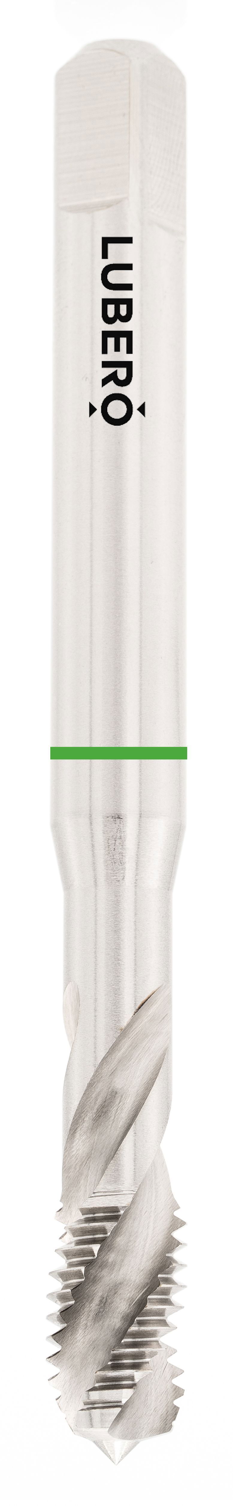 Machine Tap M 2,5x0,45 RH ISO2/6H HSSE-G Form C 35° RSP DIN 371 Type UNI Green Ring Machine Tap M 2,5x0,45 RH ISO2/6H HSSE-G Form C 35° RSP DIN 371 Type UNI Green Ring
