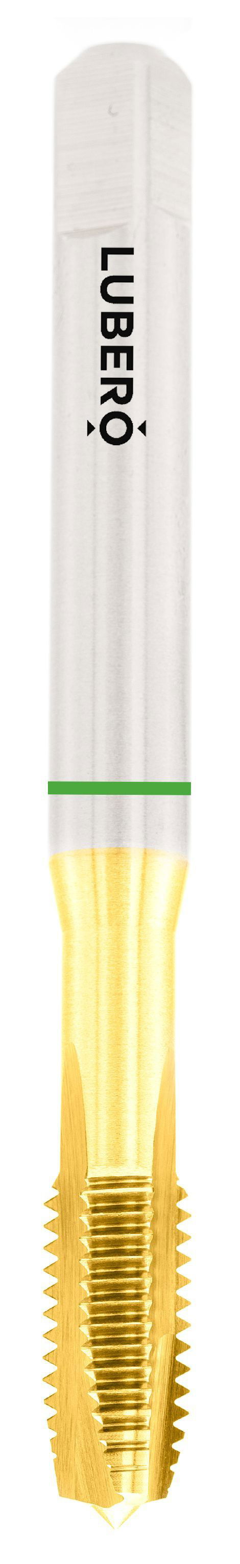 Machine Tap M 6x1 RH ISO2/6H HSSE-G TIN Form B DIN 371 Type UNI-TIN Green Ring Machine Tap M 6x1 RH ISO2/6H HSSE-G TIN Form B DIN 371 Type UNI-TIN Green Ring