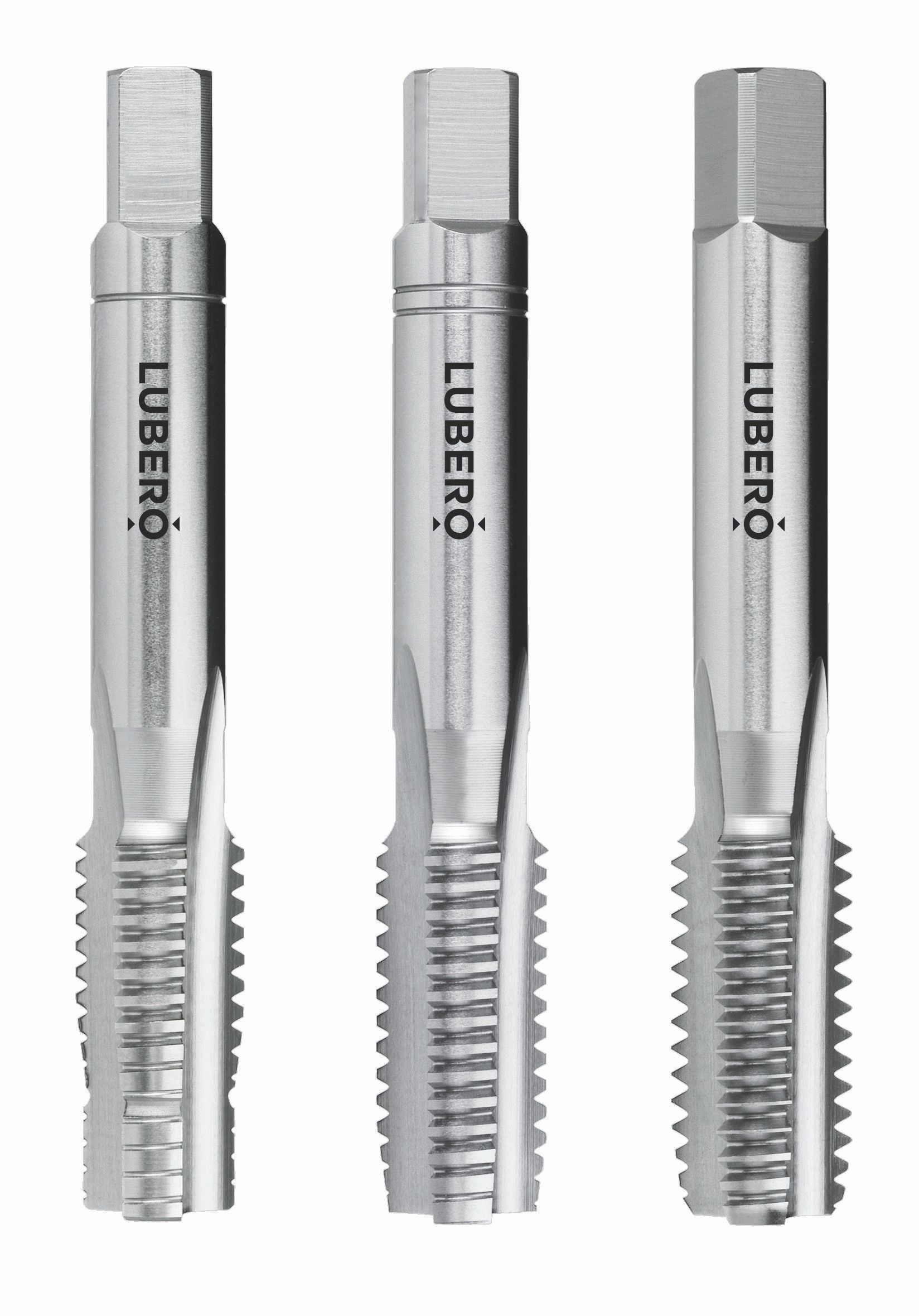 3031 LUBERO Handgewindebohrer 3-tlg. Satz M 16x2 RH ISO2/6H HSSE-G DIN 352 Typ VA