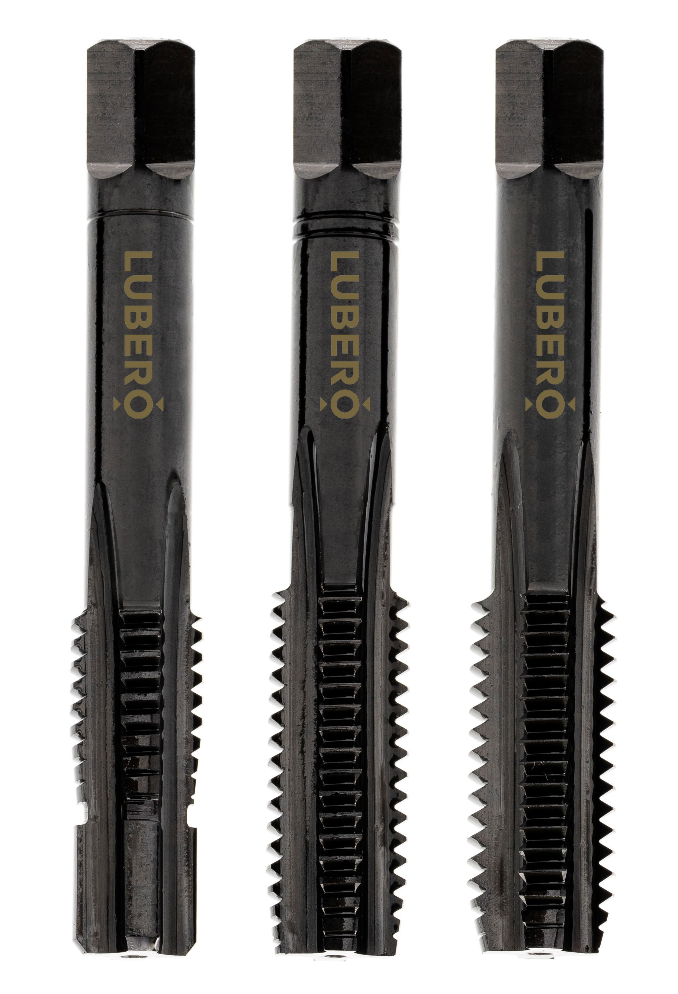 3041 LUBERO Handgewindebohrer 3-tlg. Satz M 4x0,7 RH ISO2/6HX HSSE-G VAP DIN 352 Typ VG