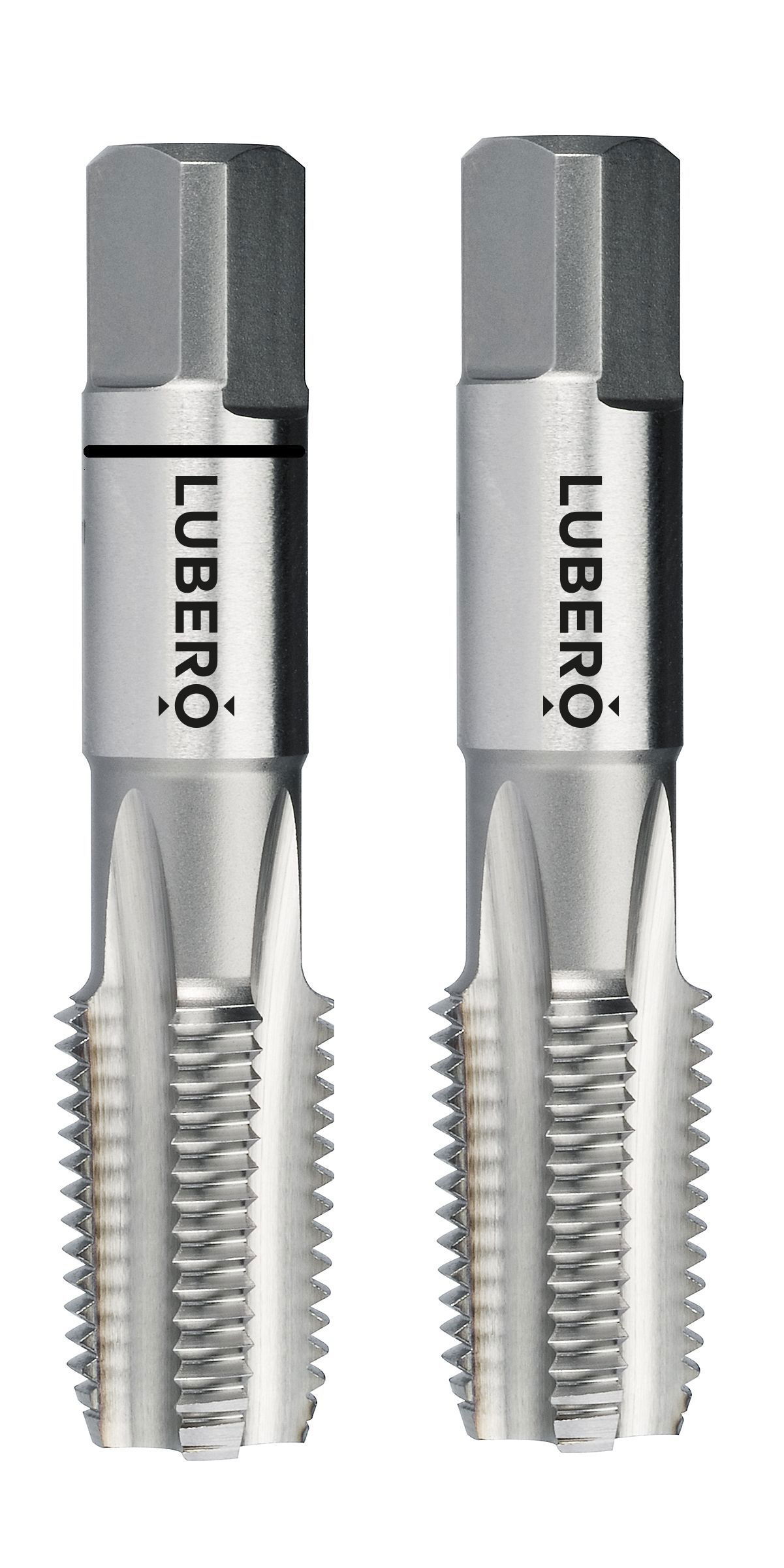 3008 LUBERO Handgewindebohrer 2-tlg. Satz NPT 3/4"x14 RH HSS-G Werksnorm Typ UNI 3008 LUBERO Handgewindebohrer 2-tlg. Satz NPT 3/4"x14 RH HSS-G Werksnorm Typ UNI