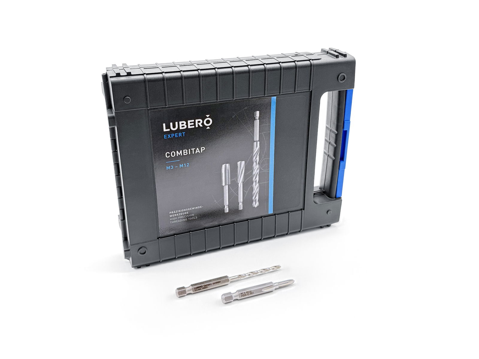 Lubero ProTap Bit-Set M3-M12 Für Durchgangs- & Sacklöcher inkl. Spiralbohrer – Bild 3