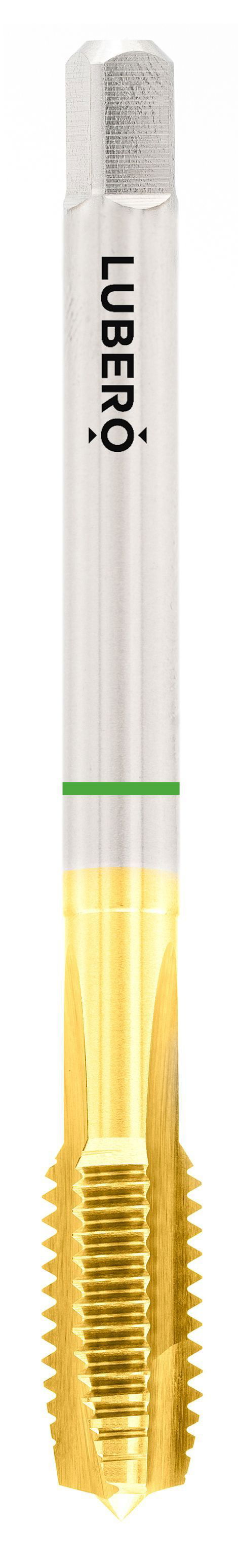 Machine Tap M 22x2,5 RH ISO2/6H HSSE-G TIN Form B DIN 376 Type UNI-TIN Green Ring Machine Tap M 22x2,5 RH ISO2/6H HSSE-G TIN Form B DIN 376 Type UNI-TIN Green Ring