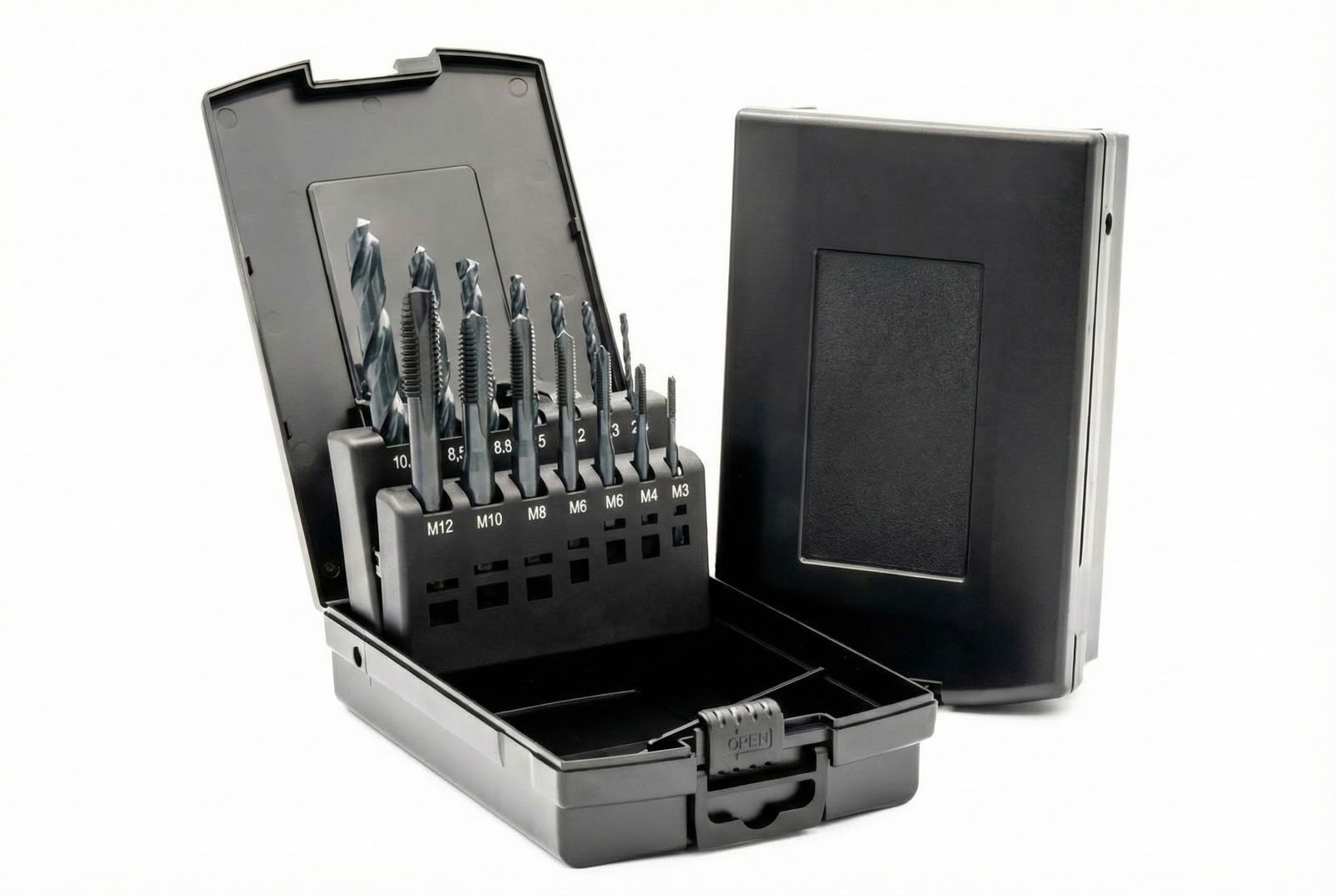 Lubero HSSE-VAP TriTap Maschinengewindebohrer M 3 - M 12 mit Kernlochbohrer | Durchgangsloch